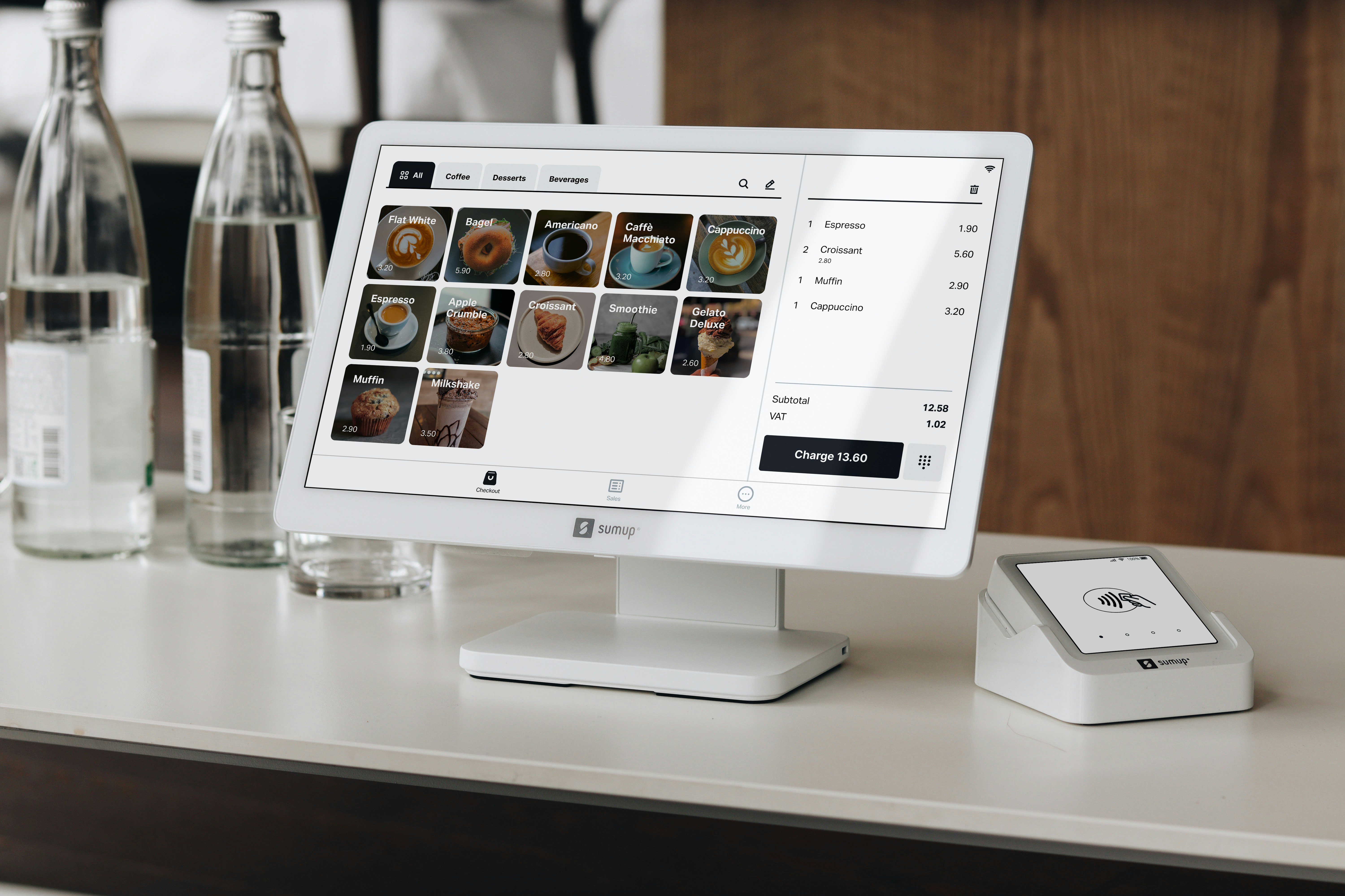 A hotel POS terminal