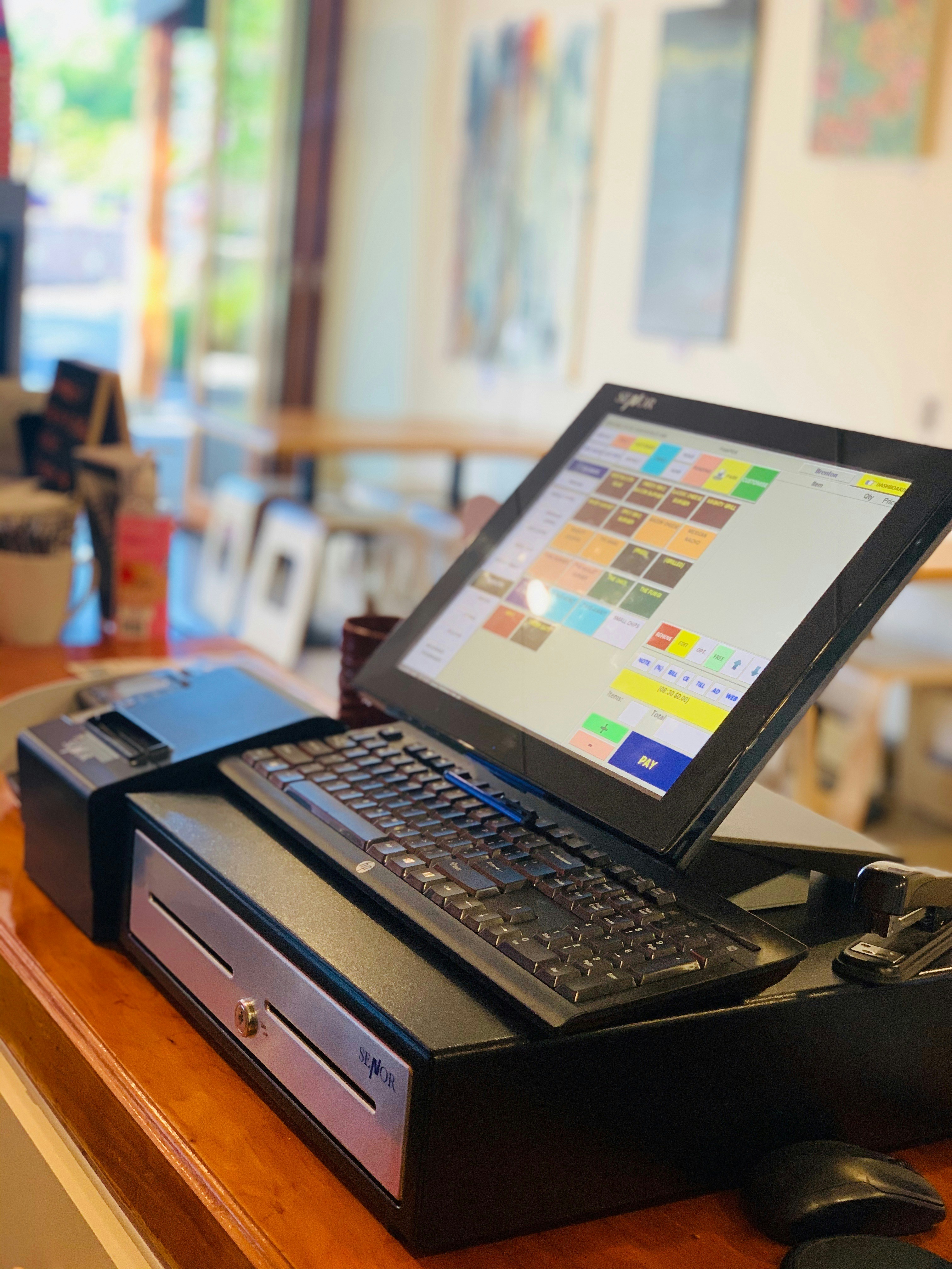 A retail POS terminal
